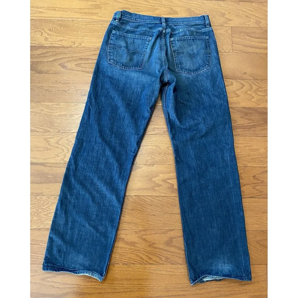Vintage Diesel Jeans Made In Italy Men Size 36‎ Button Fly y2k Blue (34x33)